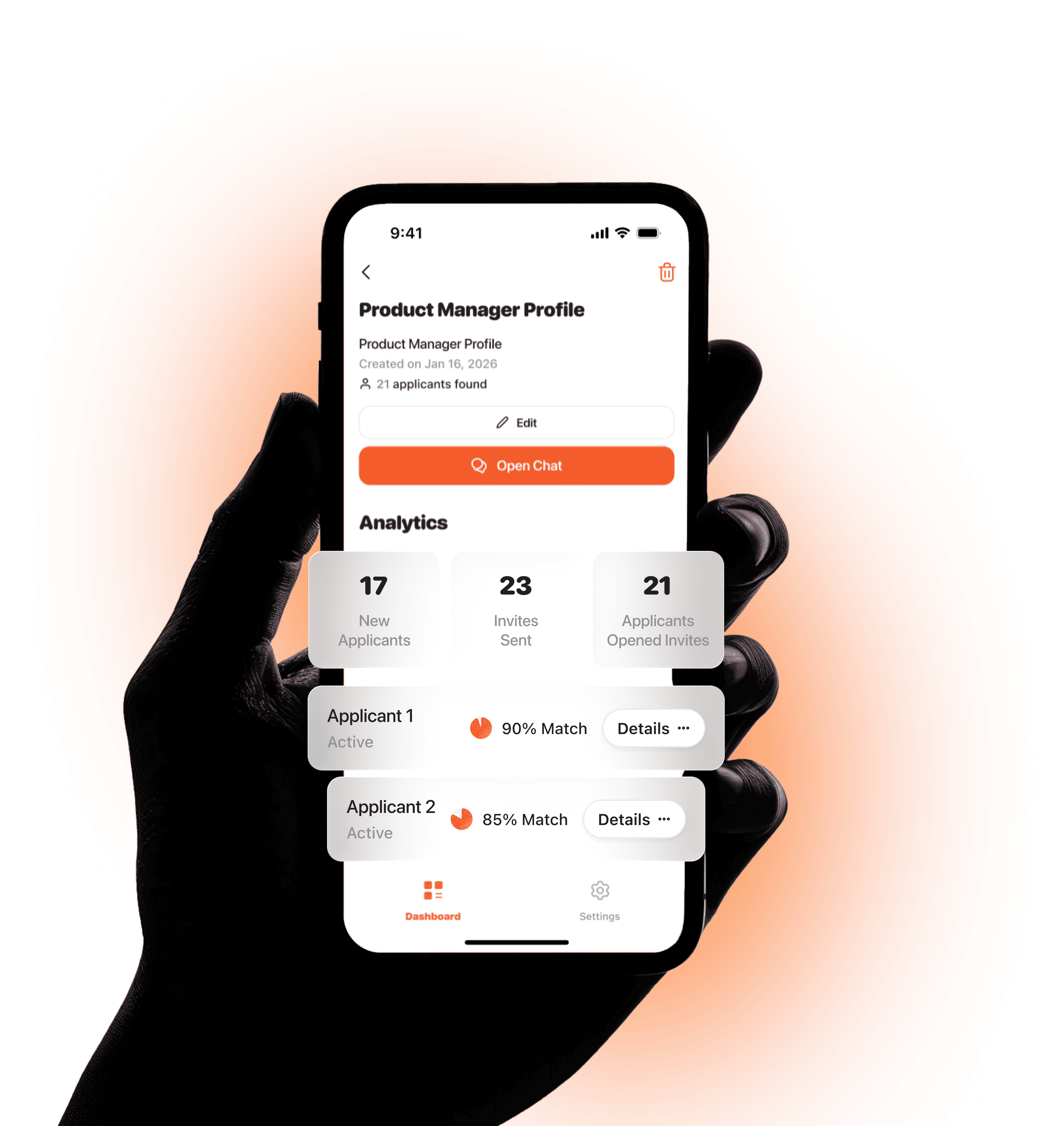 Unform recruiter app
